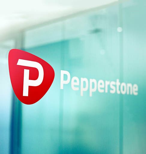 Pepperstone Logo (alt in Rot)